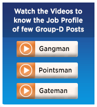 Watch the Videos to know the Job Profile of few Group-D Posts